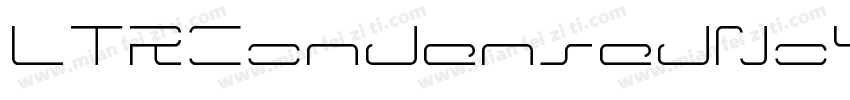 LTRCondensedNo4 Grade1字体字体转换